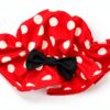 Baby Girls Red Black Dot Bikini Set Sunflower Hat Summer-5