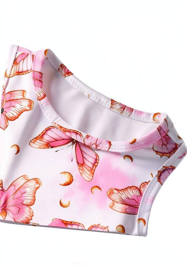 Sweetabby Baby Girl Swimsuit Soft Tankini Set Toddler-3