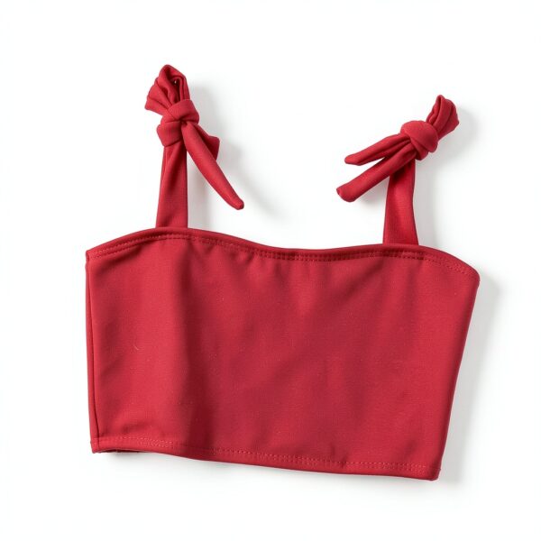 Toddler Girl Ruffle Bikini Set Polyester Cow Print Swimwear-2