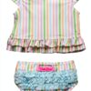 RuffleButts Baby Girls Bikini Set UPF 50 Sun Protection-1