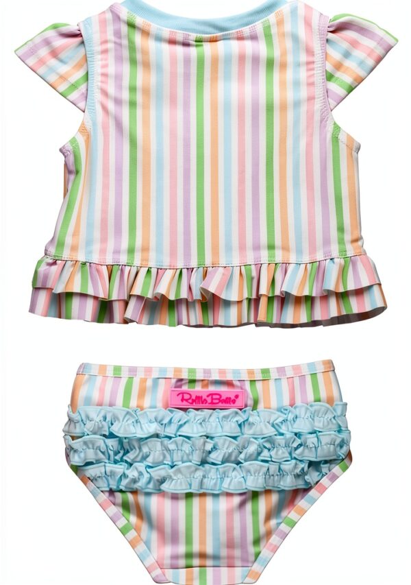 RuffleButts Baby Girls Bikini Set UPF 50 Sun Protection-1