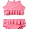 Amazon Essentials Baby Girls Bikini Set Swim Stretch Fabric-0