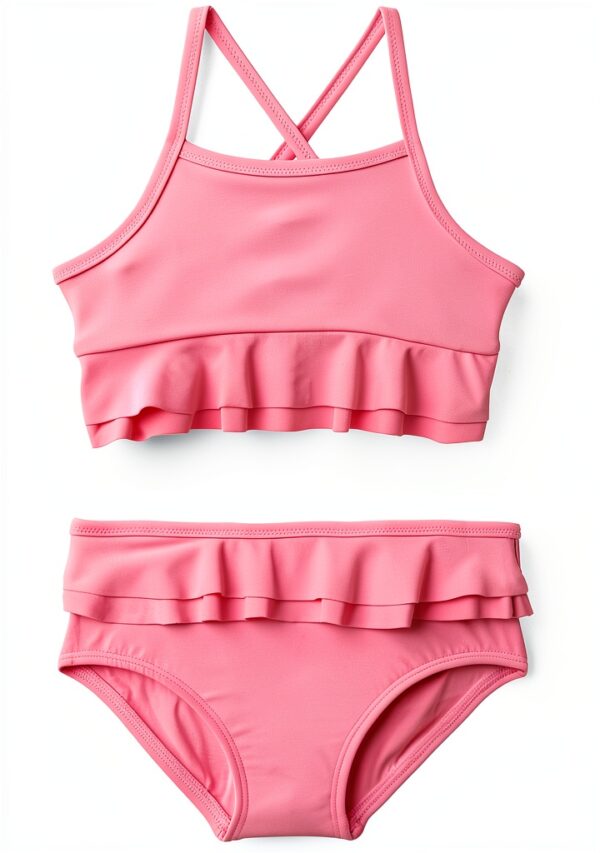 Amazon Essentials Baby Girls Bikini Set Swim Stretch Fabric-0