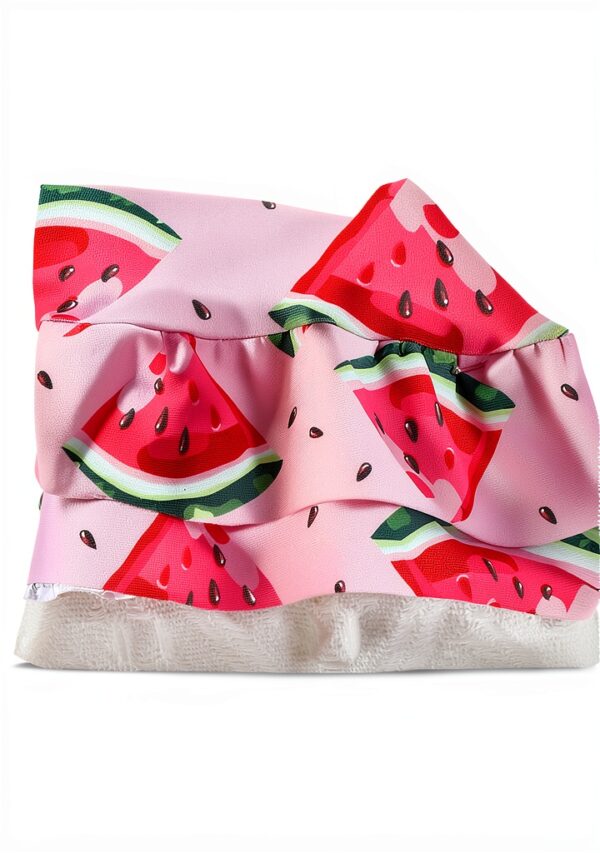 Baby Girl Swimsuit Two Piece Ruffle Design Watermelon-5