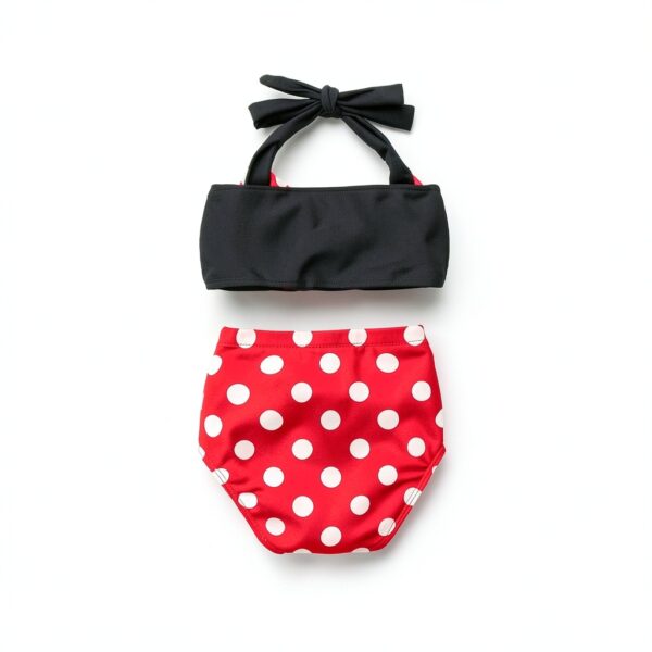 Baby Girls Bikini Set 3 Piece Bowknot Swimsuit Lightweight-1