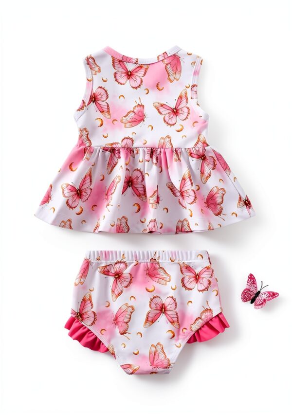 Sweetabby Baby Girl Swimsuit Soft Tankini Set Toddler-2
