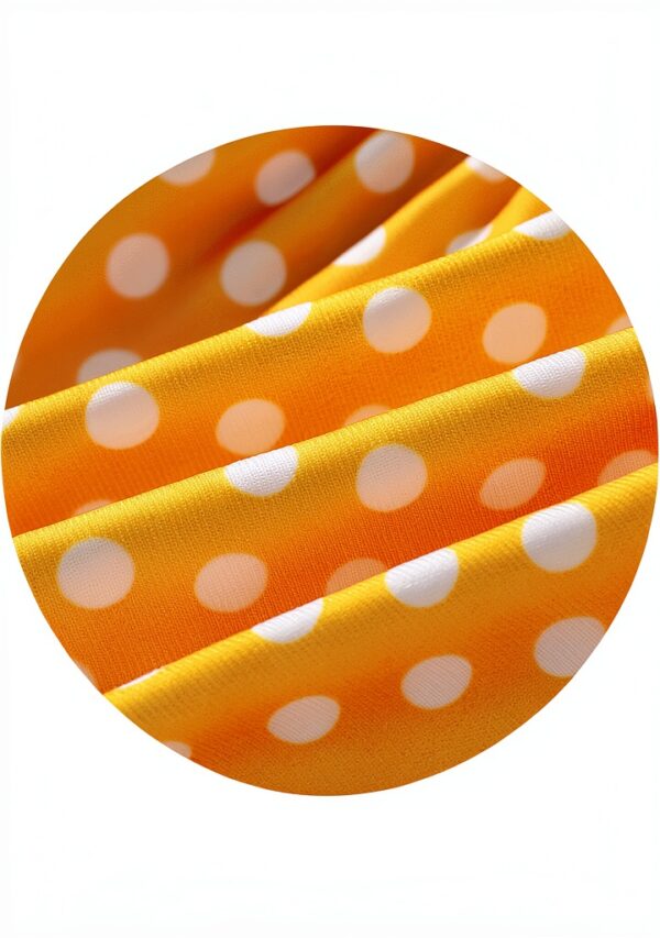 Sunflower Baby Girl Swimsuit Cotton Polyester Yellow Bikini-5