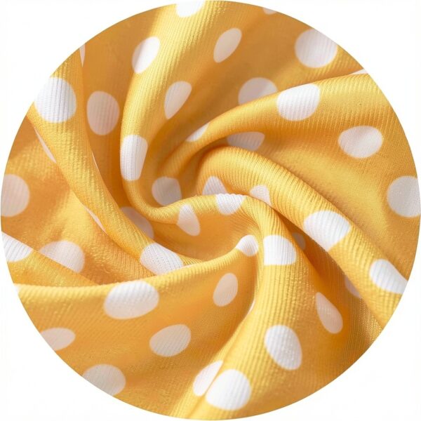 Sunflower Baby Girl Swimsuit Cotton Polyester Yellow Bikini-6