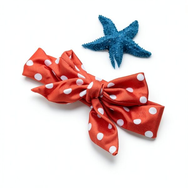 Baby Girls Polyester Bikini Set Swimwear with Headband-4