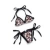 WALLARENEAR Baby Girls Leopard Bikini Set Polyester Swimwear-5