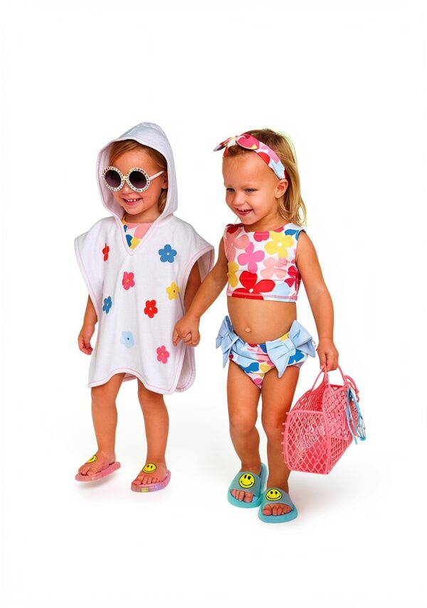 Mud Pie Baby Girls Floral Bikini Set Nylon Spandex-1