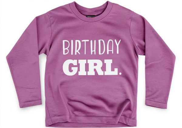 Birthday Girl Shirt Cotton Tee Toddler Baby Girls Outfit