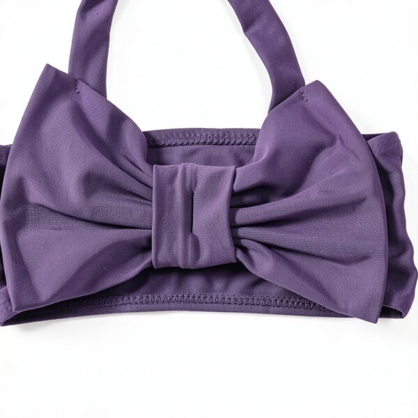 Mermaid Bikini Set Baby Girls Swimwear Polyester Stretch-4