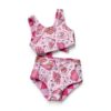 Baby Girls Bikini Swimsuit Butterfly Print UV Protection-3