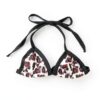 WALLARENEAR Baby Girls Leopard Bikini Set Polyester Swimwear-2