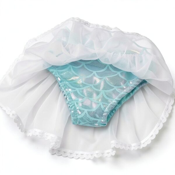 Mermaid Bikini Set for Baby Girls Soft Fabric Cute Design-6