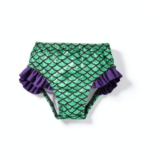 HINTINA Mermaid Bikini Set Baby Girls Swimwear Soft Fabric-4