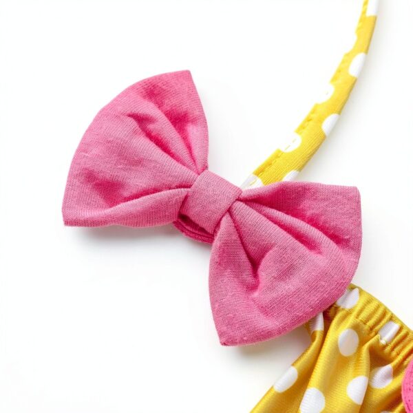 Sunflower Baby Girl Swimsuit Cotton Polyester Yellow Bikini-3