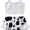 Toddler Girls Swimsuit Soft Polyester Ruffle Shorts Beach-0
