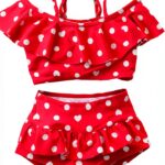 Baby Girl Bikini Set Red Polyamide Elasthan Swimwear-0