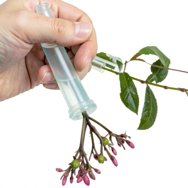 Floral Water Tube Reusable Plastic Cap YQW-CY Model 0010 2.8in Length-3