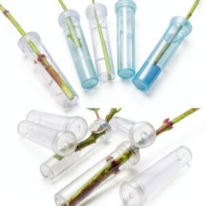 Floral Water Tube Reusable Plastic Cap YQW-CY Model 0010 2.8in Length-0