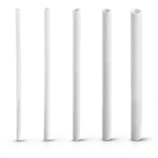 ABS Plastic Round Tubes 25 piece OLYCRAFT Hollow Bar for DIY-1