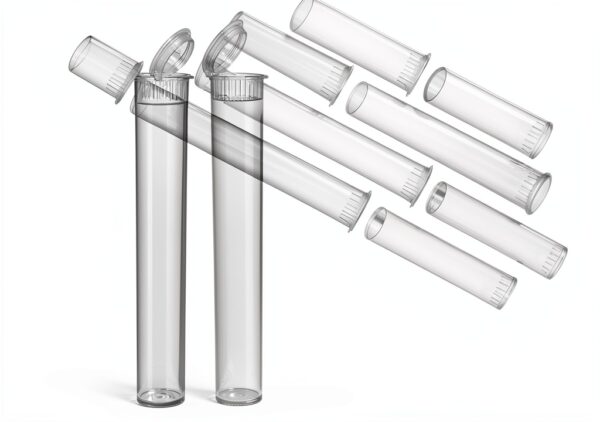 Clear Pop Top Tubes 116mm Packlahoma 1000 Count Waterproof BPA Free-5