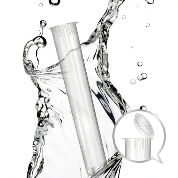 Clear Pop Top Tubes 116mm Packlahoma 1000 Count Waterproof BPA Free-4
