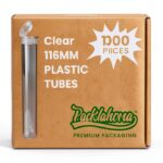 Clear Pop Top Tubes 116mm Packlahoma 1000 Count Waterproof BPA Free-0