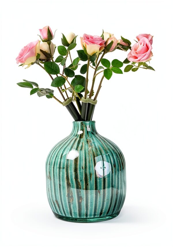 FIVEIZERO Floral Water Tubes for Flowers, 25 PCS 5.64 Inch Green Flower Stem Water Tubes with Caps, Plastic Floral Tubes Vials for Fresh Flower Arrangements, Florist Supplies-4