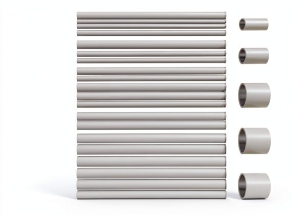 25 PCS 5 Sizes ABS Plastic Round Tubes, White ABS Hollow Round Tubes 9.8 Inch Length Round Hollow Bar Plastic Tube for Crafts, DIY Sand Table, Architectural Model Making（1.5mm, 2.3mm, 3mm, 4mm, 5mm）-6