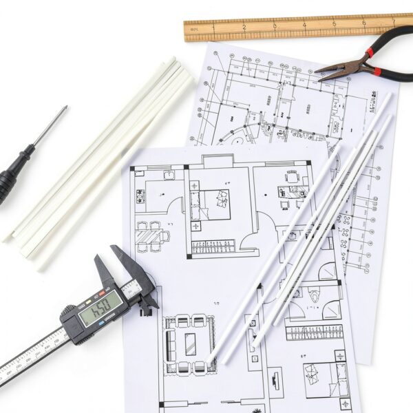 25 Pcs ABS Plastic Round Tubes 5 Sizes ABS White Bars Rod Hollow 2mm 3mm 4mm 5mm 6mm Round Tube Connector Cylinder Hollow Bar for DIY and Crafts Table Architectural Model Making(9.8 Inches Long)-6
