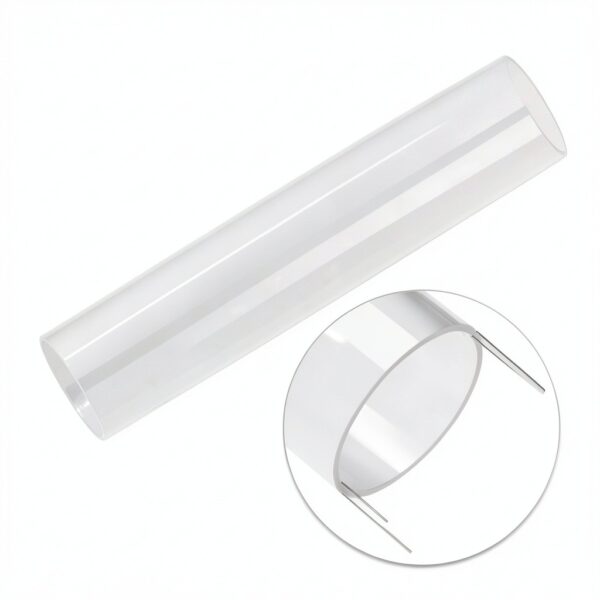 Acrylic Tube OLYCRAFT 2.2x9.8 Inch Clear Rigid Round for Cooling-1