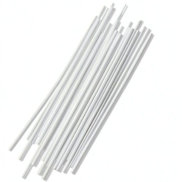 25 PCS 5 Sizes ABS Plastic Round Tubes, White ABS Hollow Round Tubes 9.8 Inch Length Round Hollow Bar Plastic Tube for Crafts, DIY Sand Table, Architectural Model Making（1.5mm, 2.3mm, 3mm, 4mm, 5mm）-5