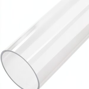 Acrylic Tube OLYCRAFT 2.2x9.8 Inch Clear Rigid Round for Cooling-0