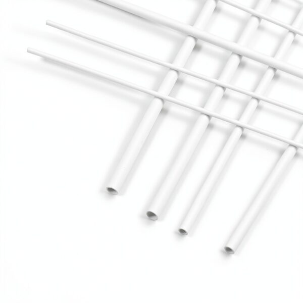 25 PCS 5 Sizes ABS Plastic Round Tubes, White ABS Hollow Round Tubes 9.8 Inch Length Round Hollow Bar Plastic Tube for Crafts, DIY Sand Table, Architectural Model Making（1.5mm, 2.3mm, 3mm, 4mm, 5mm）-2