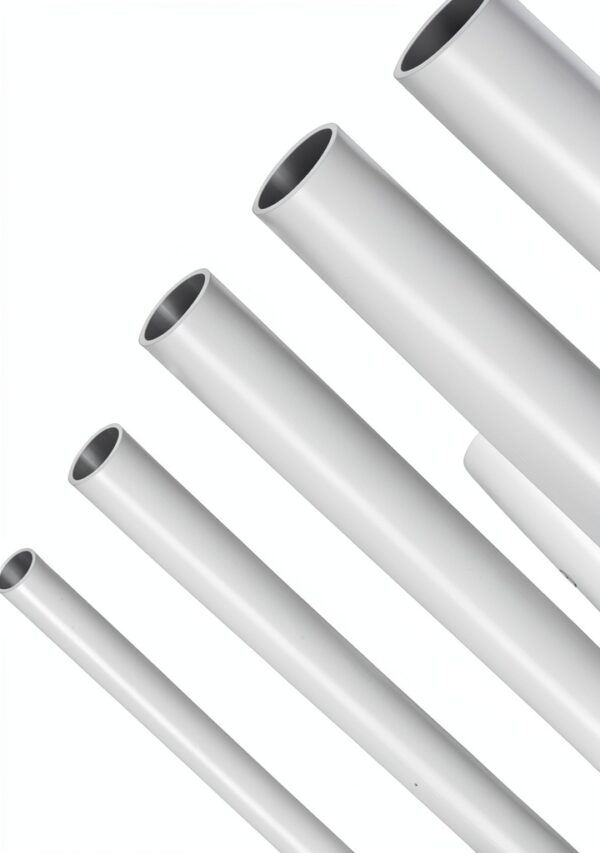 25 PCS 5 Sizes ABS Plastic Round Tubes, White ABS Hollow Round Tubes 9.8 Inch Length Round Hollow Bar Plastic Tube for Crafts, DIY Sand Table, Architectural Model Making（1.5mm, 2.3mm, 3mm, 4mm, 5mm）-0